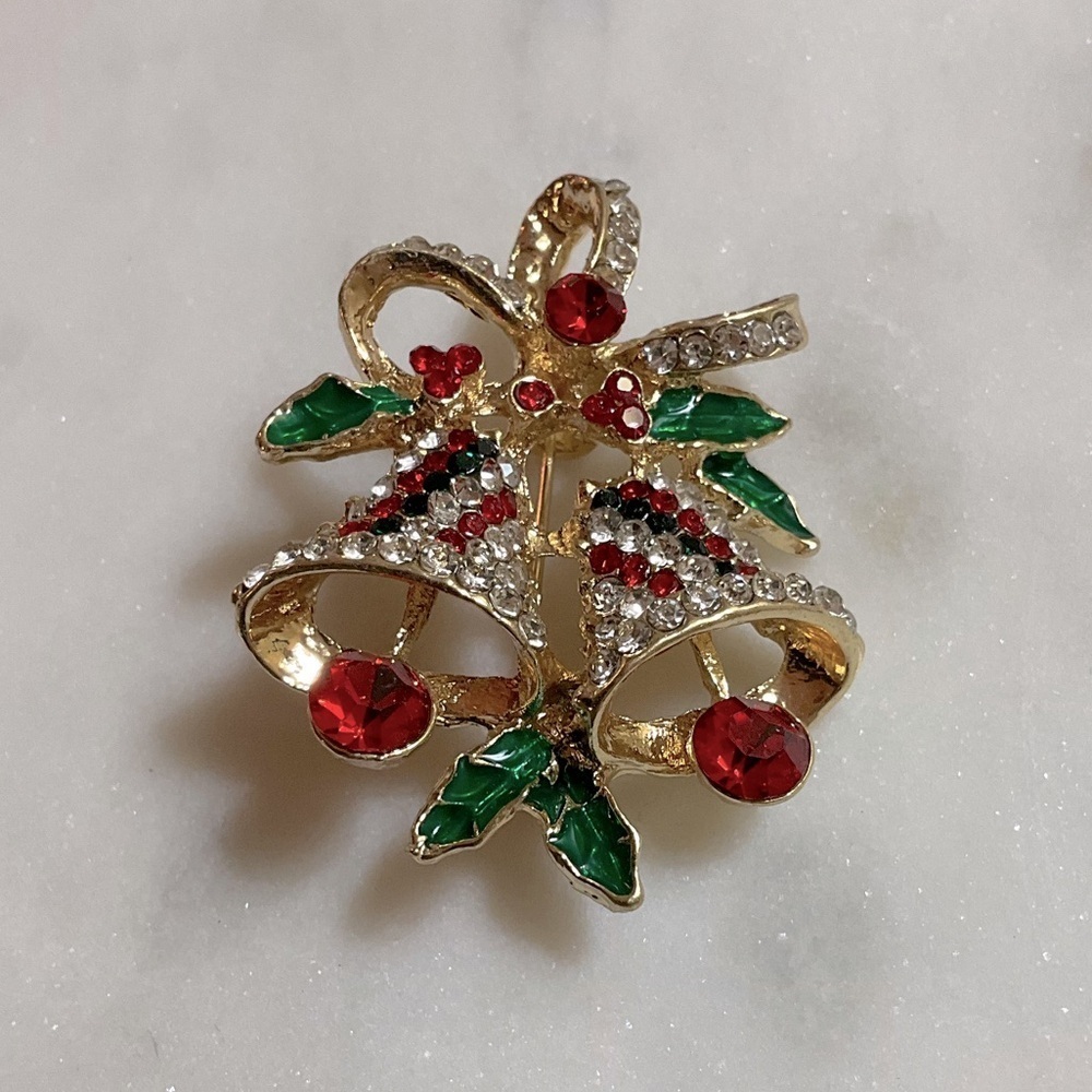 Christmas Bells Brooch